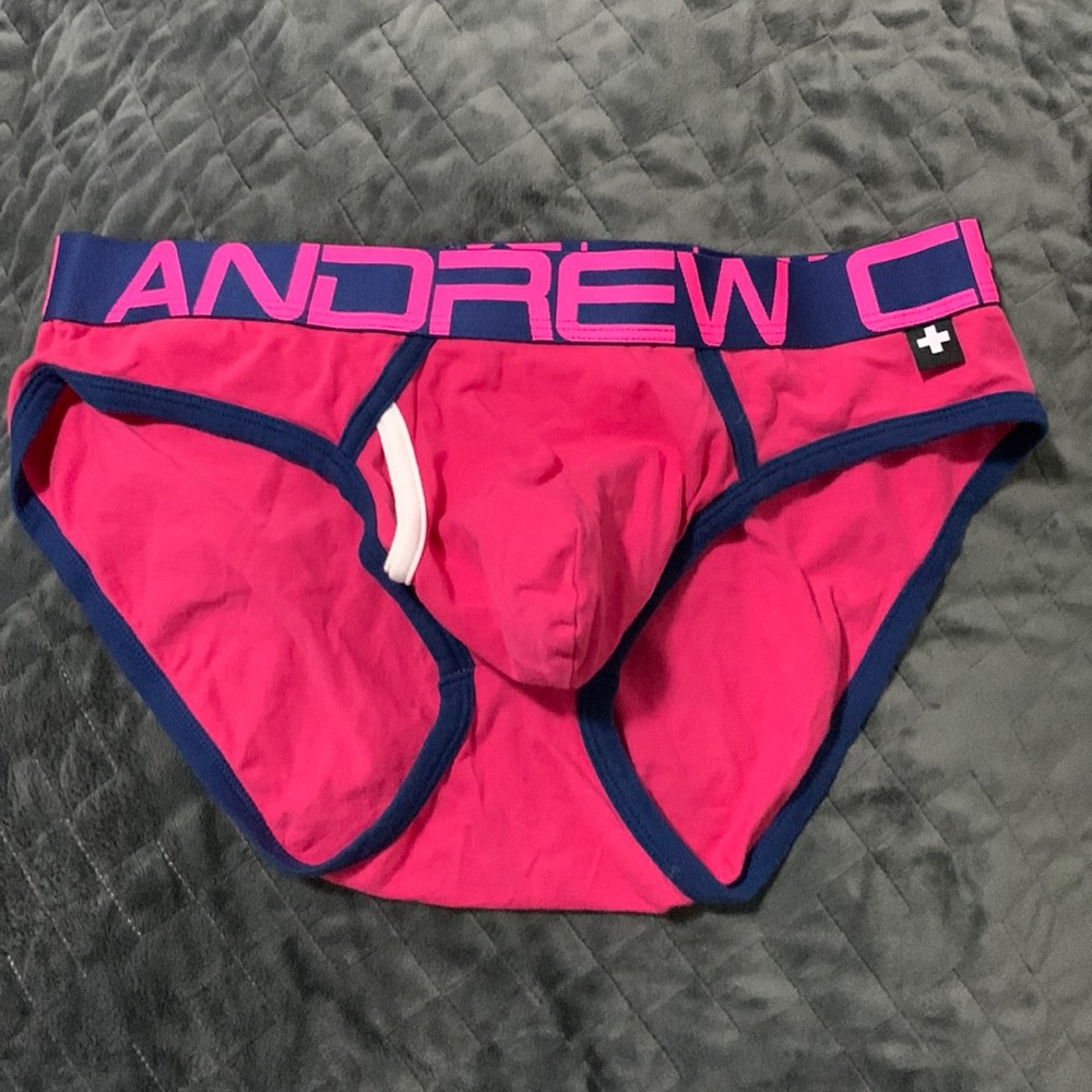 Andrew Christian Large Pink Briefs